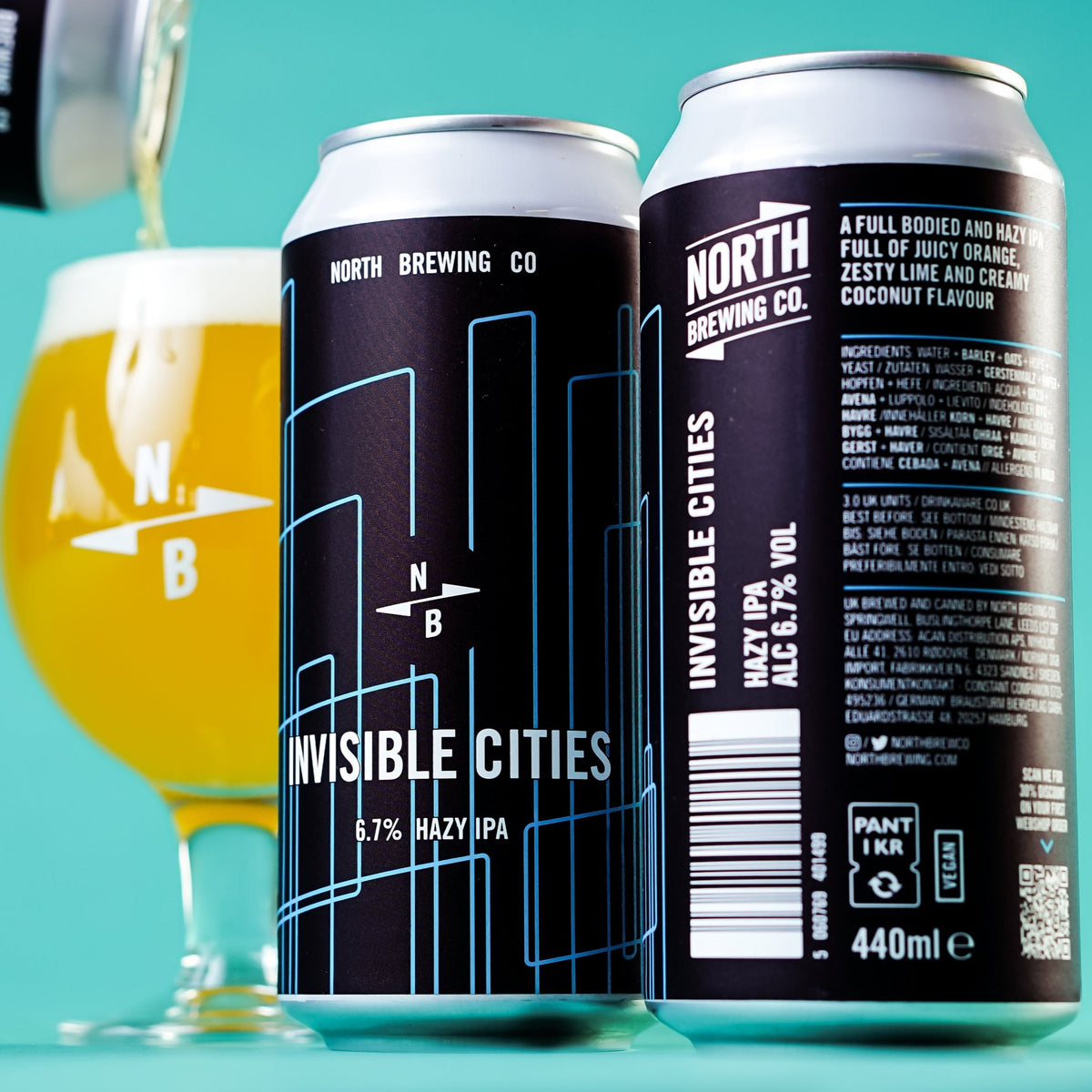 Invisible Cities Hazy IPA 6.7 North