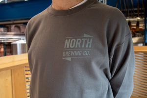 Sweatshirt - Small North Brewing Co logo - Charcoal