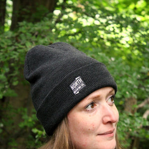 NB logo Beanie - Graphite Grey