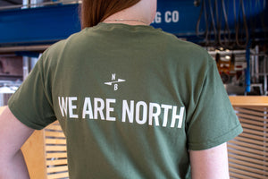 We Are North - Military Green T-shirt