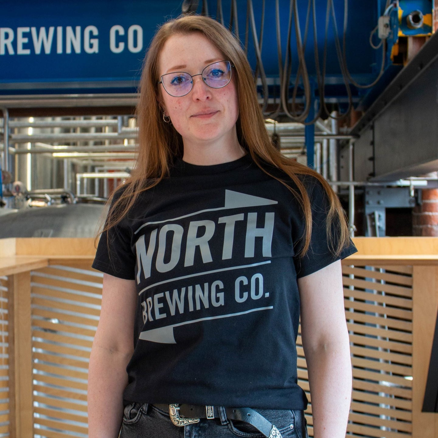 North Brewing Co Large logo T-shirt - Black