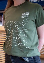 Load image into Gallery viewer, We Are North - Military Green T-shirt