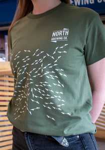 We Are North - Military Green T-shirt