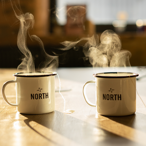 North Enamel Mug