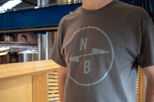 Load image into Gallery viewer, NB Large logo T-shirt - Charcoal