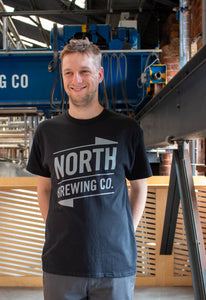 North Brewing Co Large logo T-shirt - Black