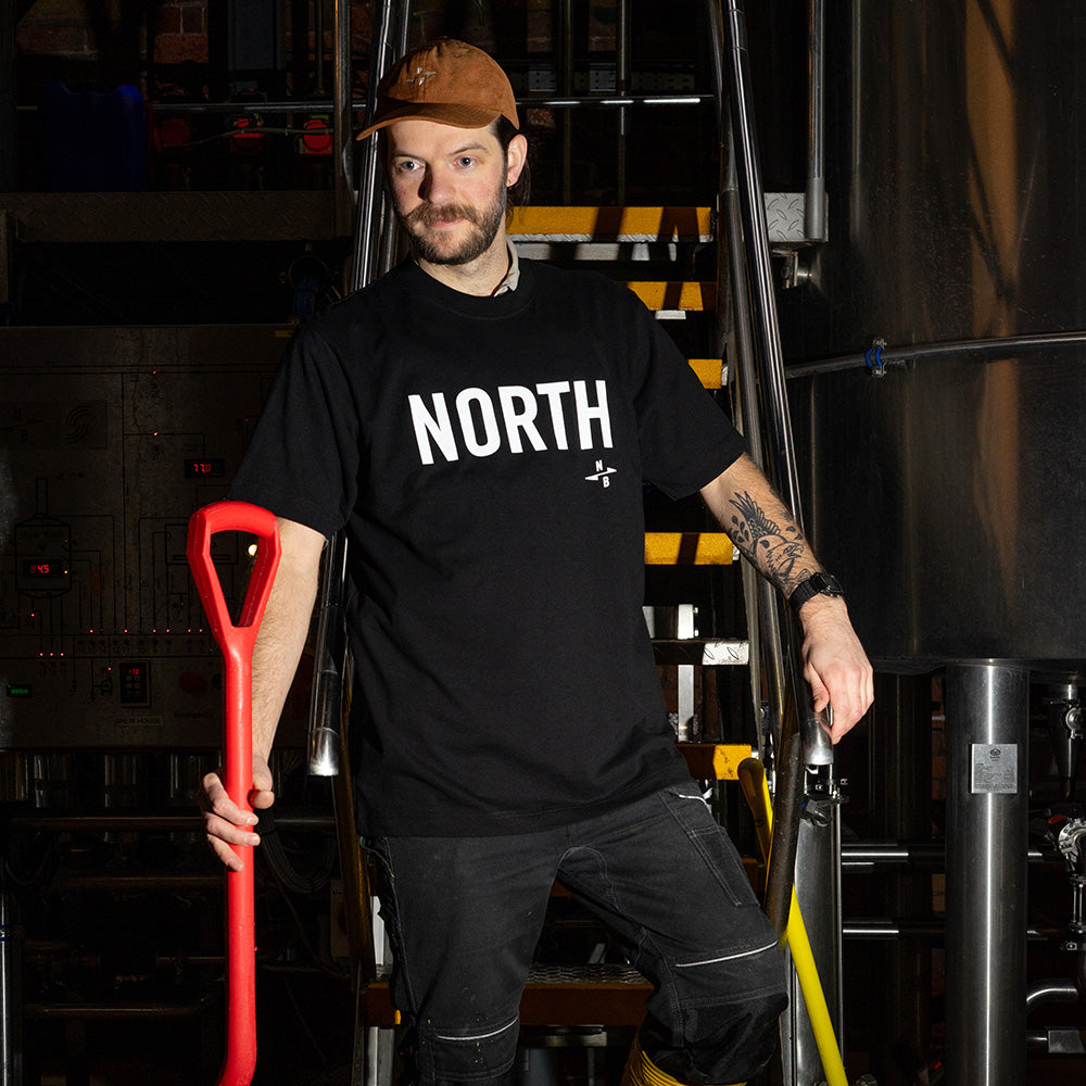 Black NORTH Logo Oversized T-shirt